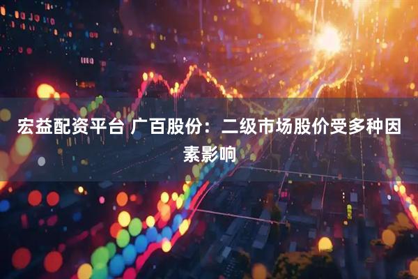 宏益配资平台 广百股份：二级市场股价受多种因素影响